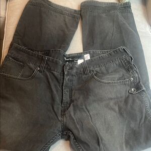 Vintage Rocawear men destructed cargo buttonfly Jeans
